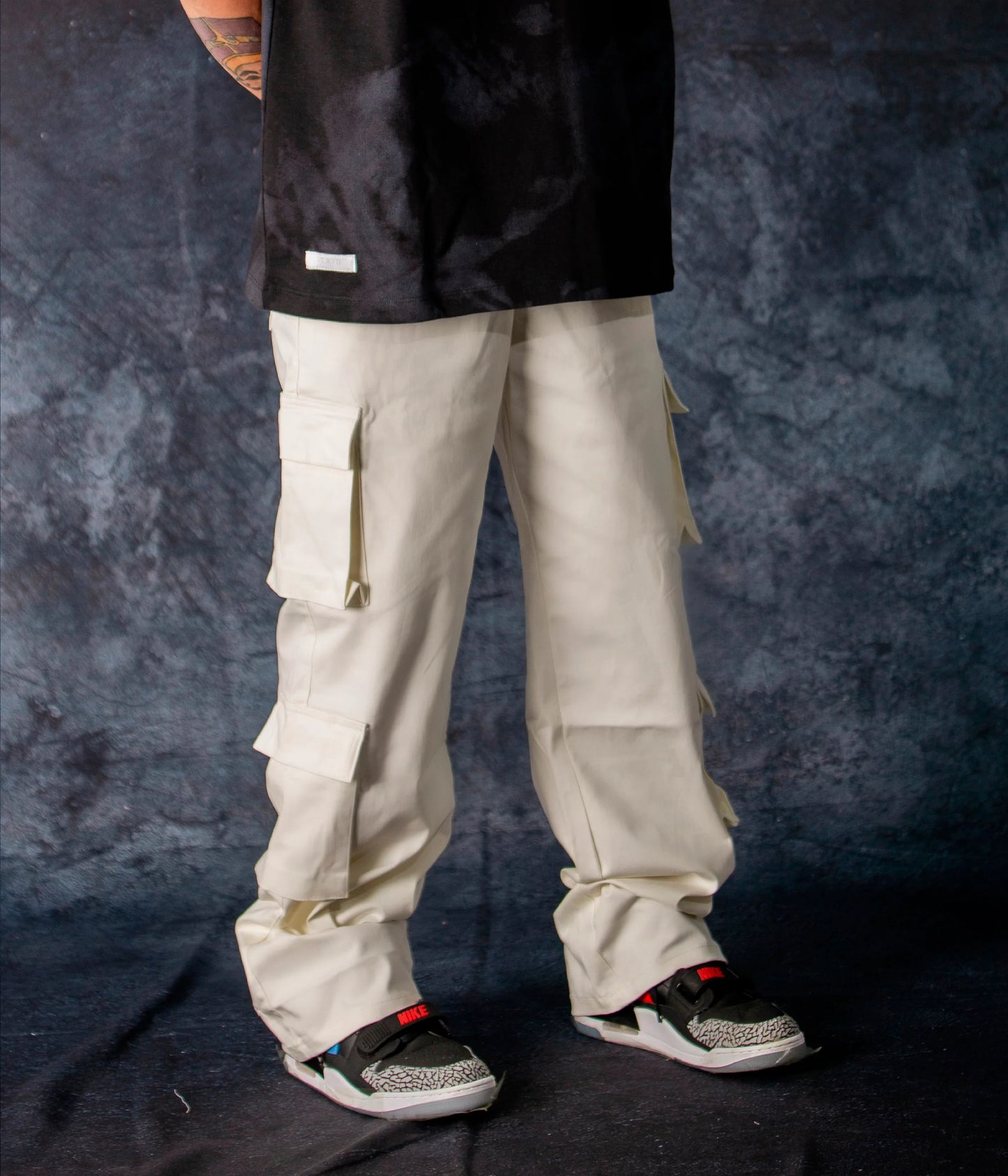IVORY CARGO PANTS