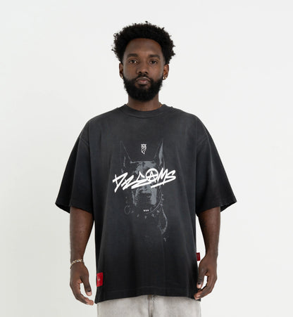 CAMISETA ACID WASH DÓBERMAN