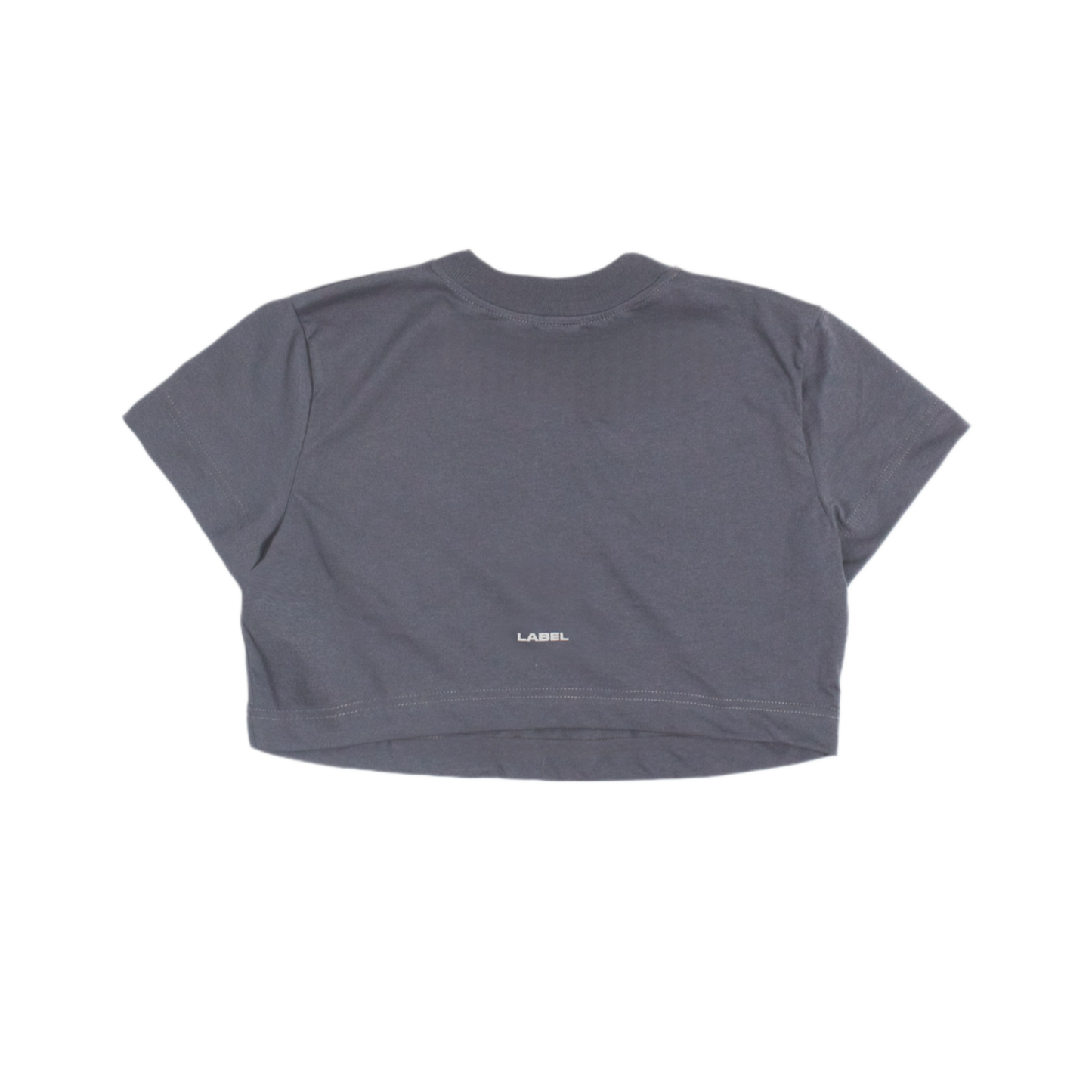 CROPPED OVERSIZED T-SHIRT GREY RAT