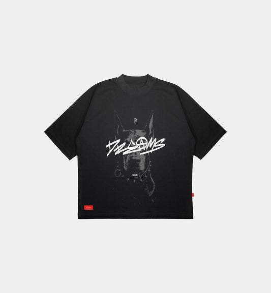 CAMISETA ACID WASH DÓBERMAN