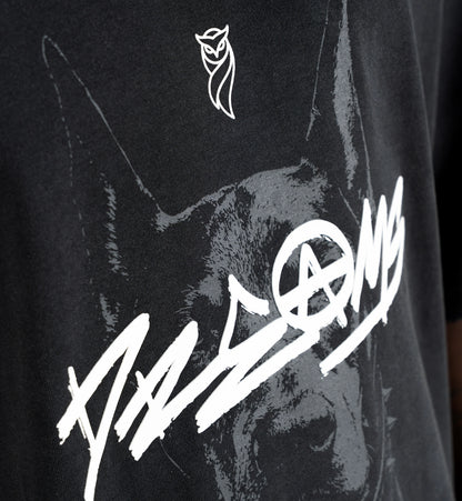 CAMISETA ACID WASH DÓBERMAN