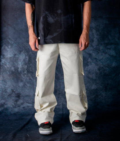 IVORY CARGO PANTS