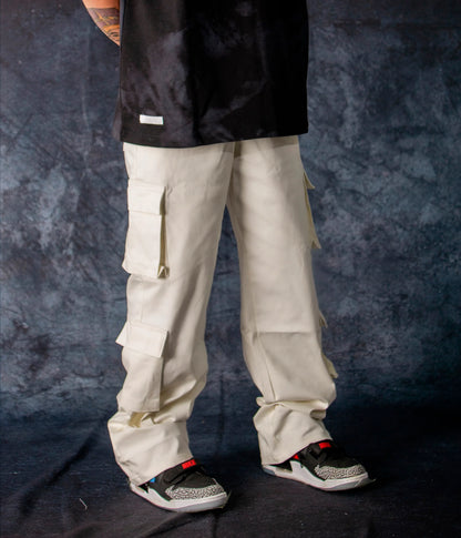 IVORY CARGO PANTS